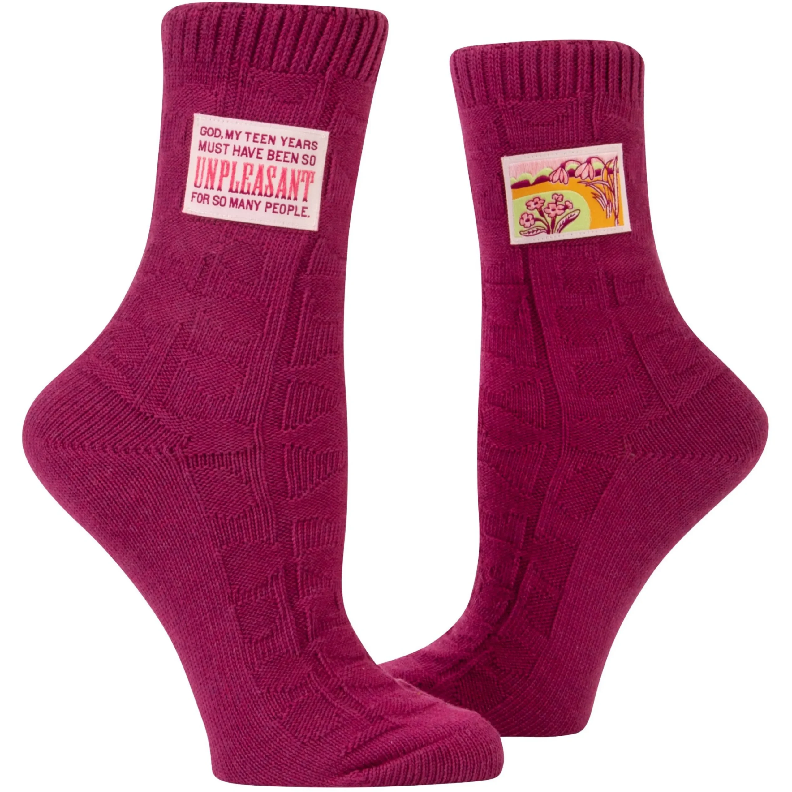 My Teen Years Tag Socks