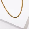 Nadia 20" Round Snake Chain Necklace