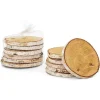 Natural Birch Coasters