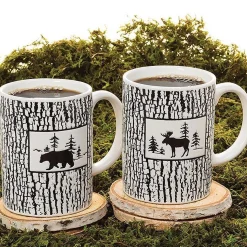 Natural Birch Coasters