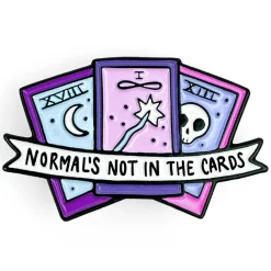 Normal's Not In Cards Enamel Pin