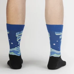 Northern Lights Men's Crew Socks