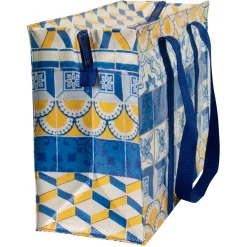 Painted Tiles Shoulder Tote