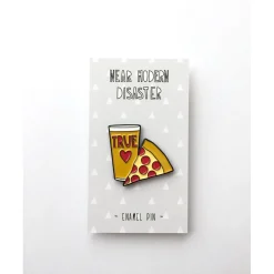 Pizza & Beer True Love Enamel Pin