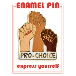 Pro-Choice Hands Enamel Pin