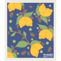 Provencal Lemons Swedish Dishcloth