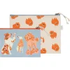 Puppos Zipper Pouches Set Of 2