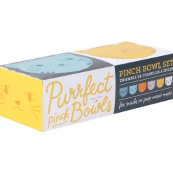Purrfect Pinch Bowls Set Of 6