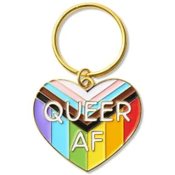 Queer Af Keychain