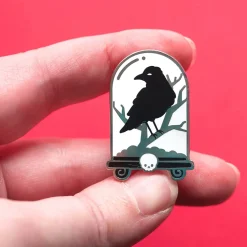 Raven Cloche Pin