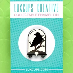 Raven Cloche Pin