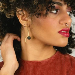 Santorini Earrings Amazonite
