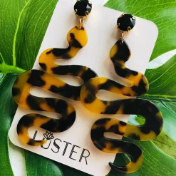 Serpent Drop Earrings