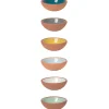 Sky Terracotta Pinch Bowls Set Of 6