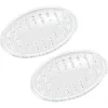 Soap Saver Small Oval Clear Set Of 2