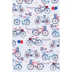 Stars & Spokes Printed Dishtowel