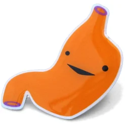 Stomach Lapel Pin