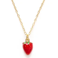Summer Strawberry Necklace
