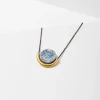 Sun & Moon Necklace Lapis