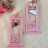 Sweetheart Pink Guillotine Earrings