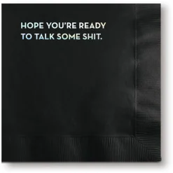 Talk Shit Cocktail Napkins