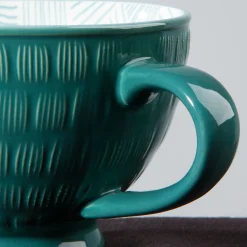 Teal Latte Mug
