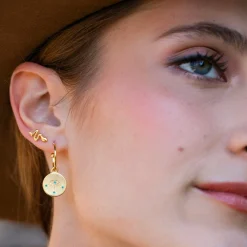 Teeny Tiny Serpent Studs Gold