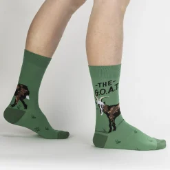 The G.O.A.T. Men's Crew Socks