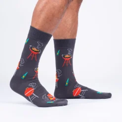 The Steaks Are High Men's Crew Socks