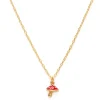 Tiny Mushroom Necklace