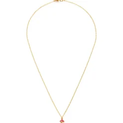 Tiny Mushroom Necklace
