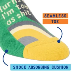 Tough As Shit Sneaker Socks