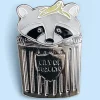 Trash Panda Raccoon Enamel Pin