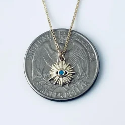 Turquoise Evil Eye Necklace