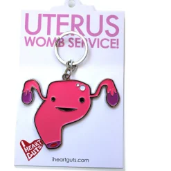 Uterus Key Chain