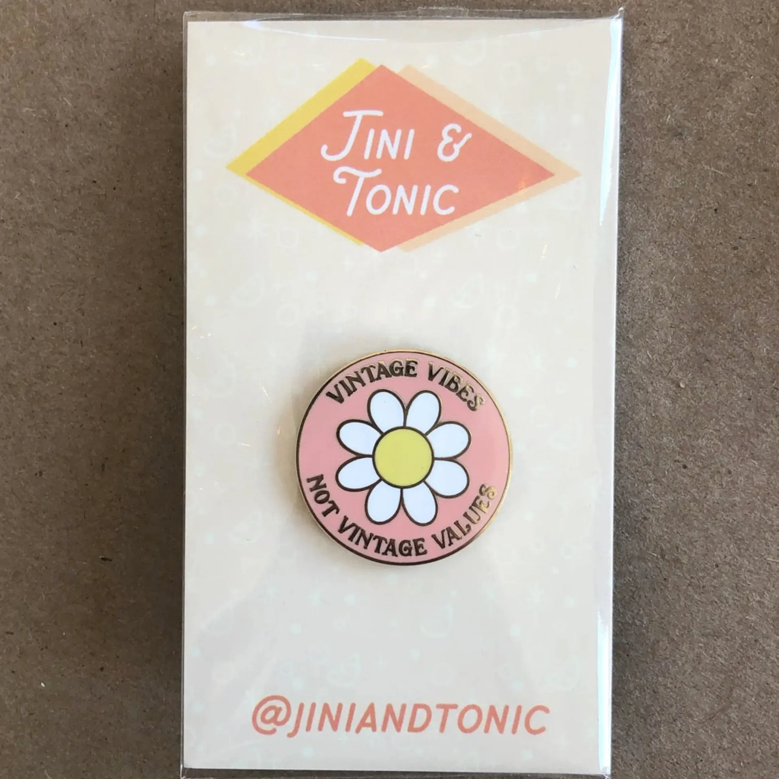 Vintage Vibes Enamel Pin