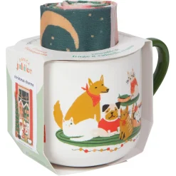 Waiting For Santa Mug And Dishtowel Set