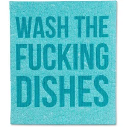 Wash The Dishes Set Of 2 Dishcloths