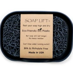 Waterfall Soap Dish With Soap Lift - Grey