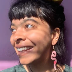 Wiggly Worm Earrings