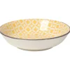 Yellow Diamonds Dip Bowl